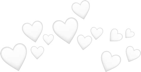 white heart transparent png|aesthetic white heart png.